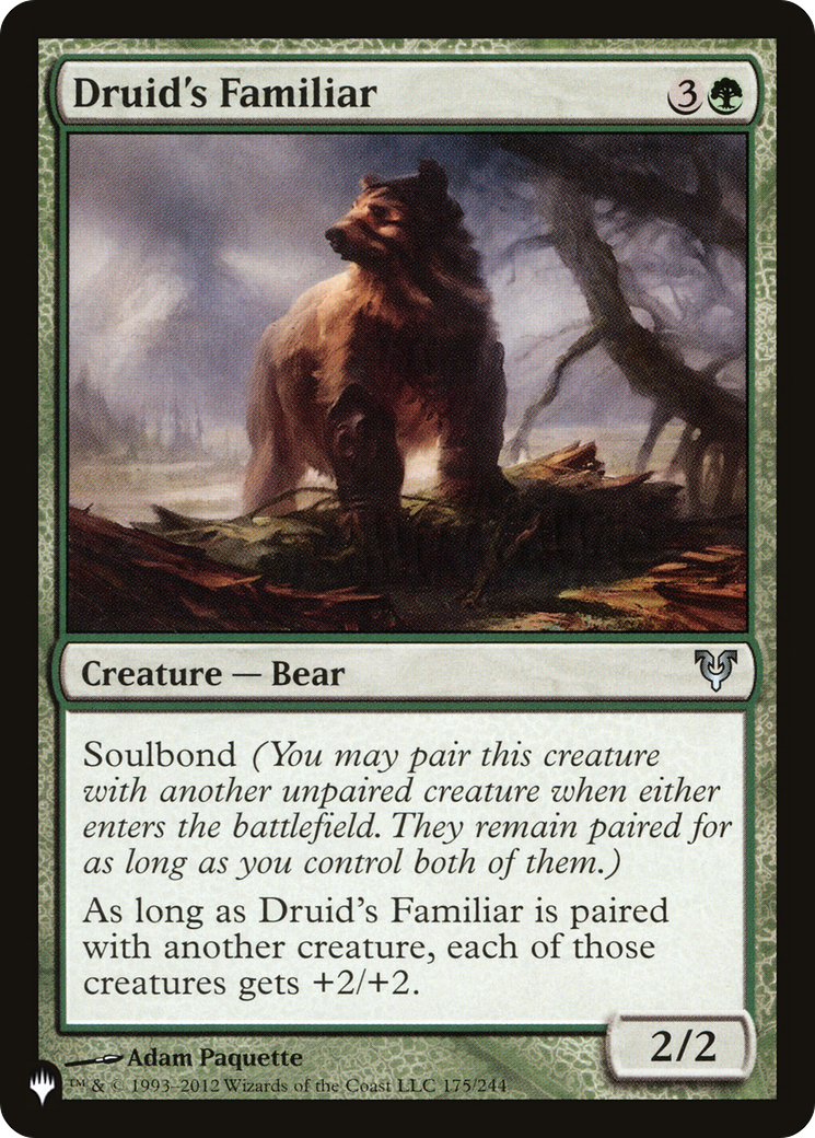 Image of Druid's Familiar (LIST-AVR-175) - The List