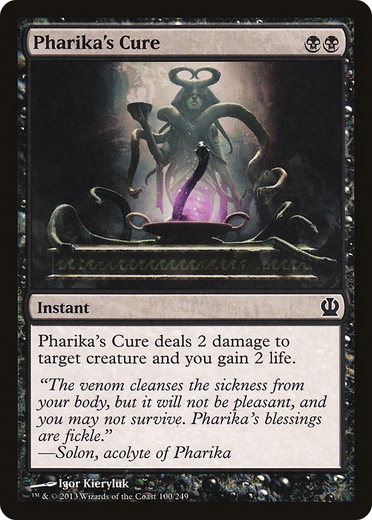 Image of Pharika's Cure (THS-100) - Theros Foil
