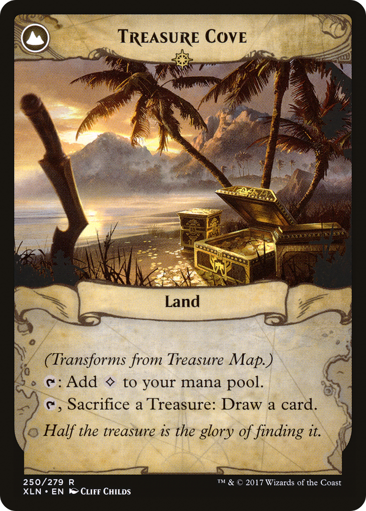 Image of Treasure Map (XLN-250) - Ixalan: (compasslanddfc)