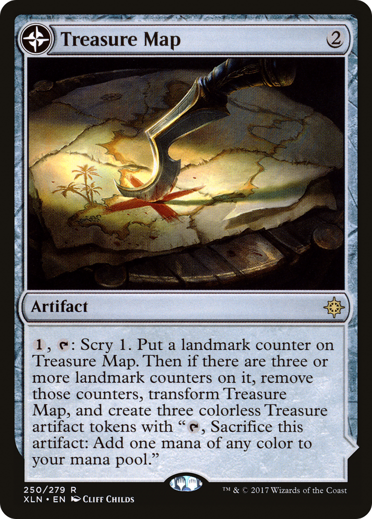 Image of Treasure Map (XLN-250) - Ixalan: (compasslanddfc)