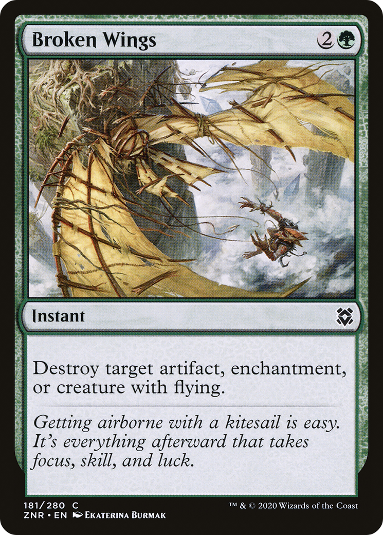 Image of Broken Wings (ZNR-181) - Zendikar Rising Foil