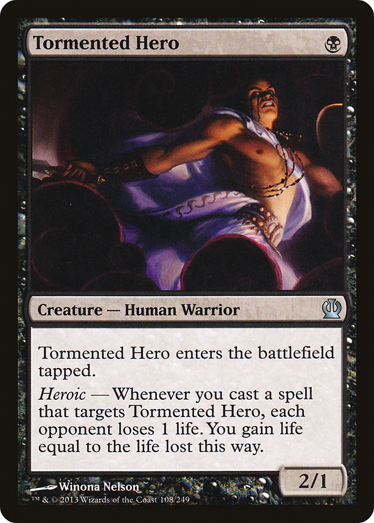 Image of Tormented Hero (THS-108) - Theros