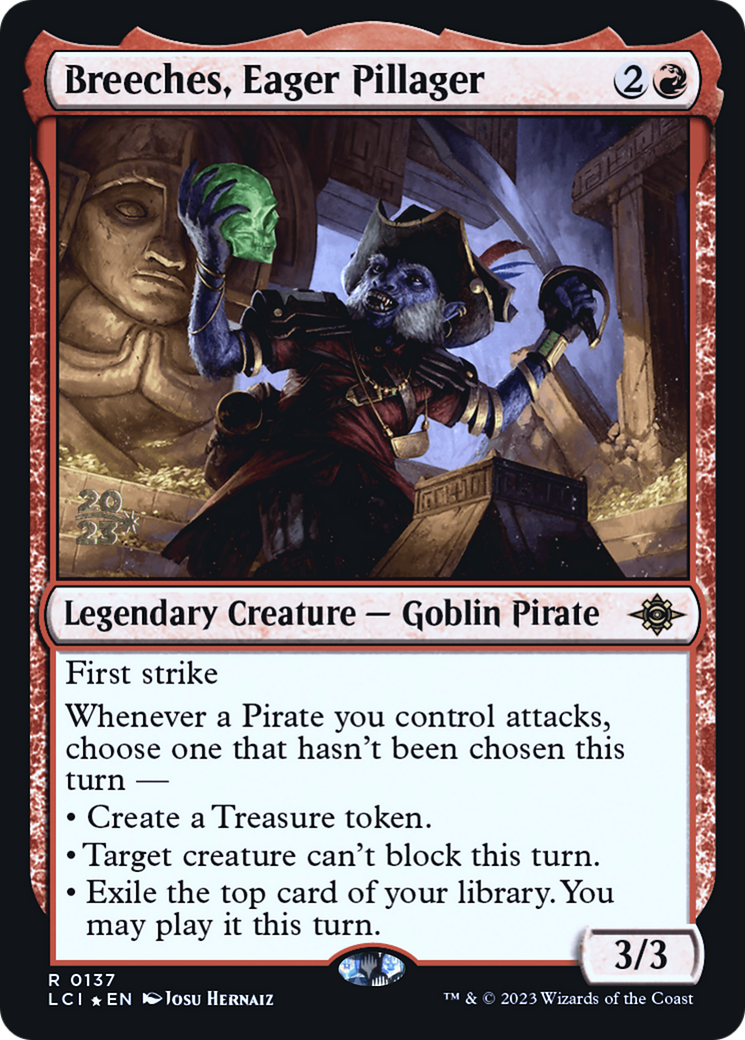 Image of Breeches, Eager Pillager (PRE-137) - The Lost Caverns of Ixalan Promos Foil