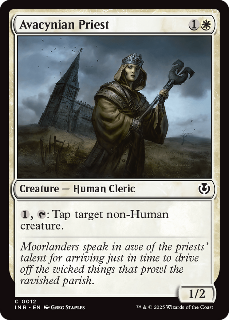 Image of Avacynian Priest (INR-012) - Innistrad Remastered Foil