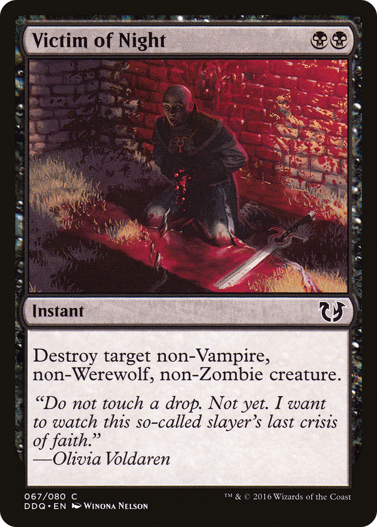Image of Victim of Night (DDQ-067) - Duel Decks: Blessed vs. Cursed