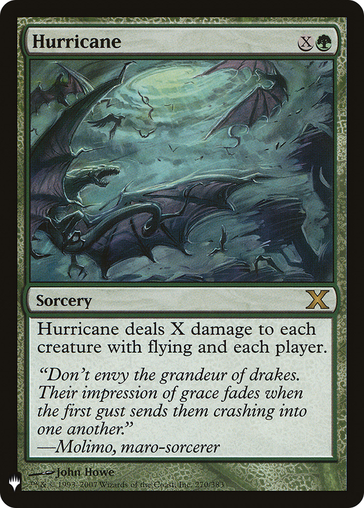 Image of Hurricane (LIST-10E-270) - The List