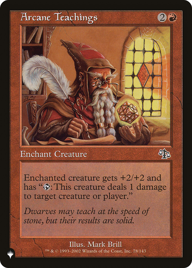 Image of Arcane Teachings (LIST-JUD-78) - The List