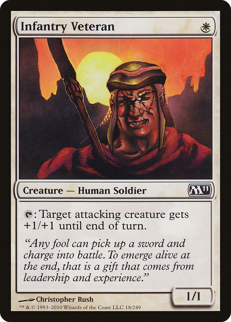 Image of Infantry Veteran (M11-018) - Magic 2011