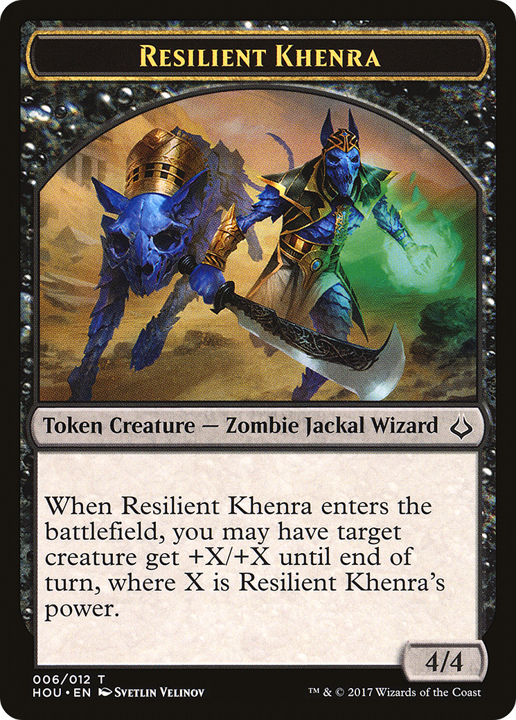 Image of Resilient Khenra Token (HOU-006) - Hour of Devastation Tokens