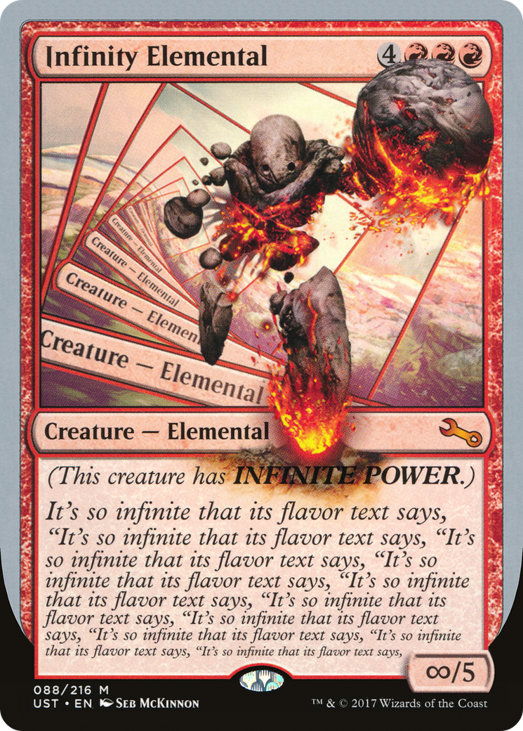 Image of Infinity Elemental (UST-088) - Unstable