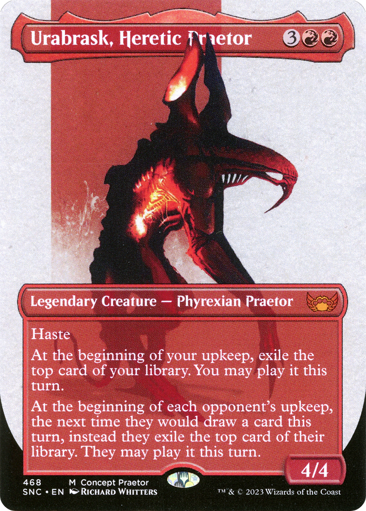 Image of Urabrask, Heretic Praetor (Concept Praetor) (ONE-468) - Streets of New Capenna (Borderless)