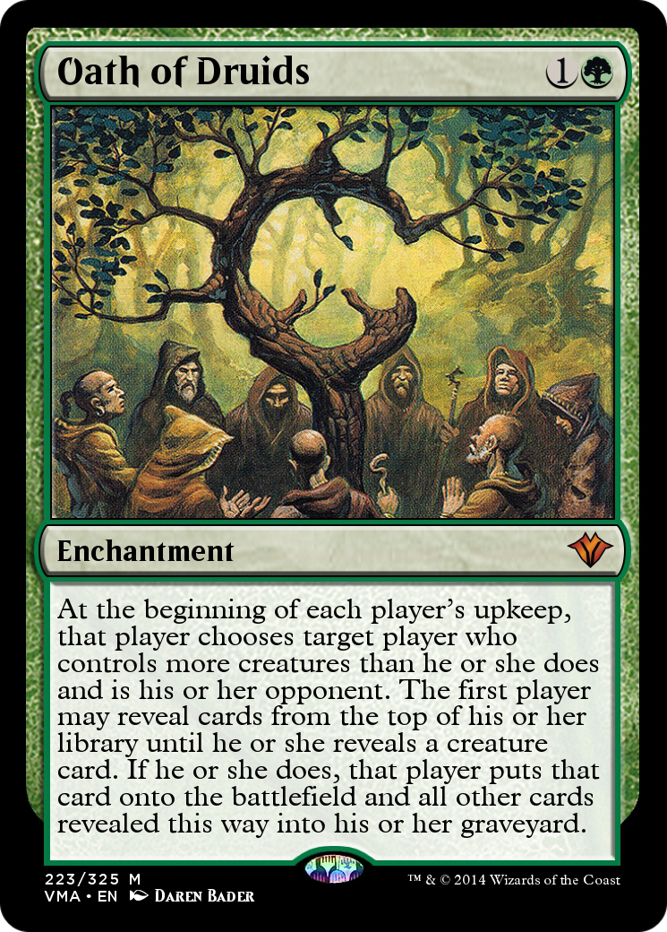 Image of Oath of Druids (VMA-223) - Vintage Masters Foil