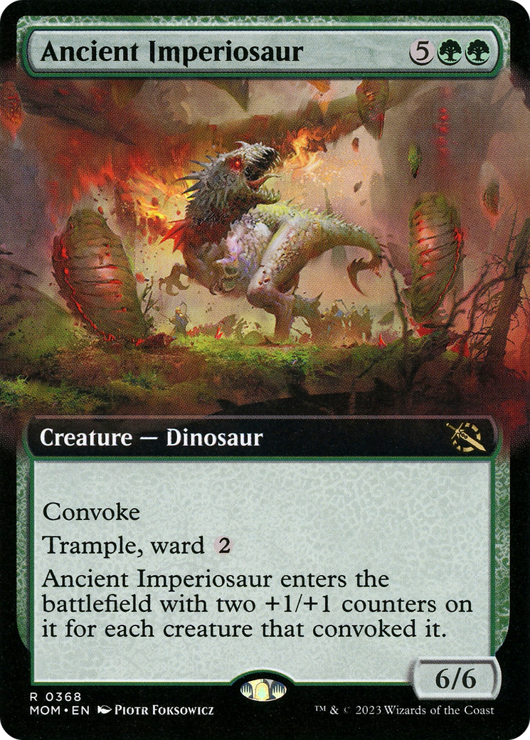 Image of Ancient Imperiosaur (Extended Art) (MOM-368) - March of the Machine: (Extended Art)