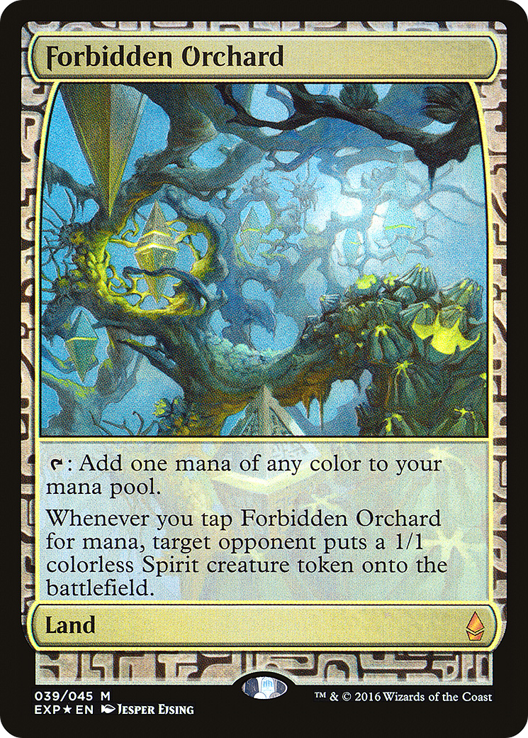 Image of Forbidden Orchard (EXP-039) - Zendikar Expeditions Foil