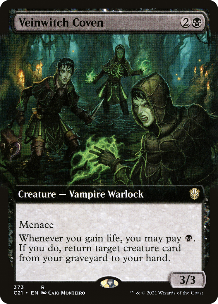 Image of Veinwitch Coven (Extended Art) (C21-373) - Commander 2021: (Extended Art)