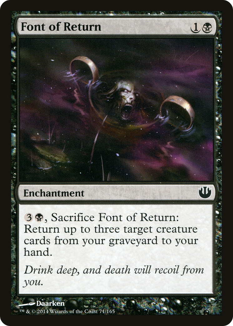 Image of Font of Return (JOU-071) - Journey into Nyx Foil