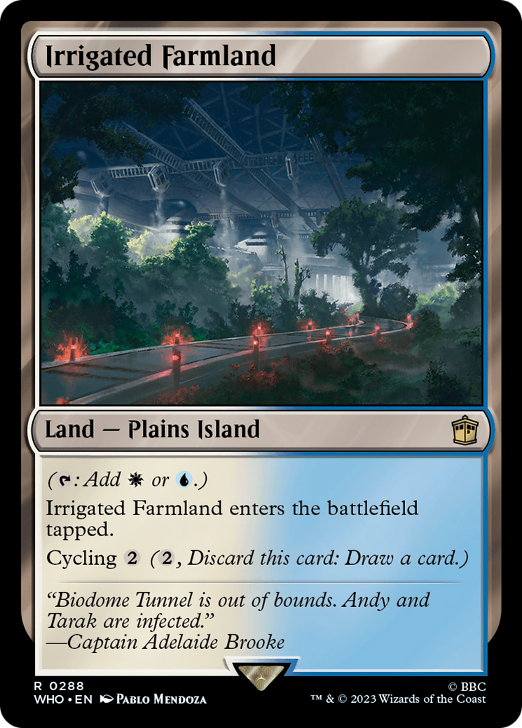 Image of Irrigated Farmland (WHO-288) - Doctor Who Foil