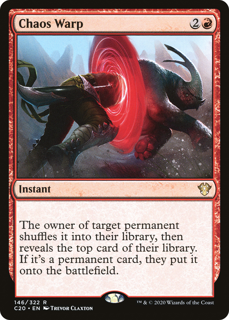 Image of Chaos Warp (C20-146) - Commander 2020