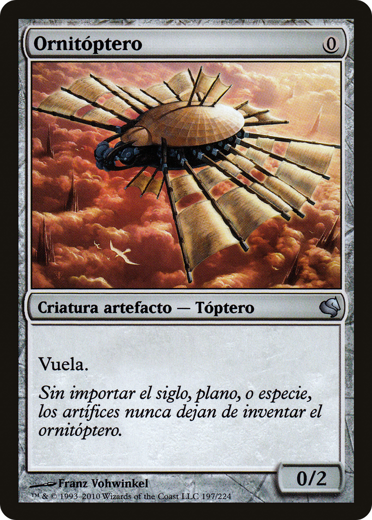 Image of Ornithopter (Spanish) - 