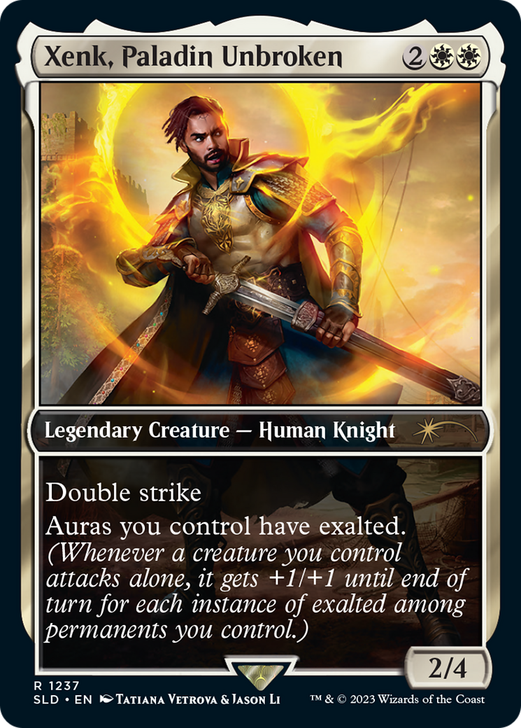 Image of Xenk, Paladin Unbroken (SLD-1237) - Secret Lair Drop / Xenk, Paladin Unbroken
