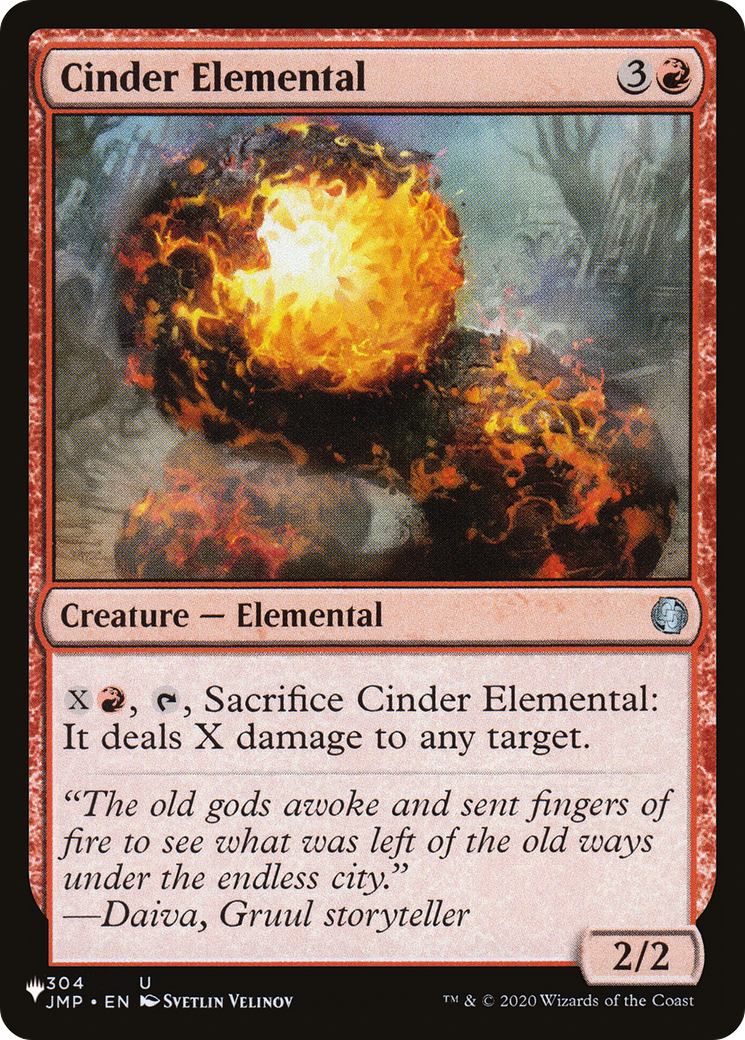 Image of Cinder Elemental (LIST-JMP-304) - The List