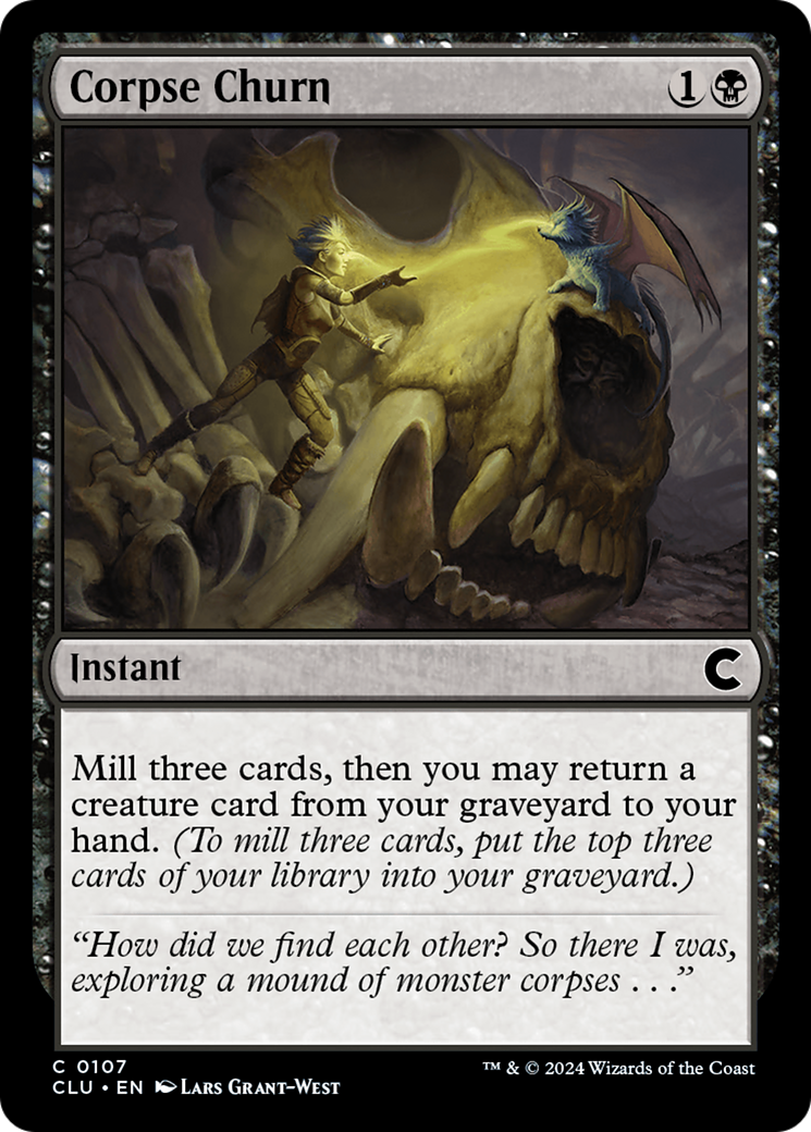 Image of Corpse Churn (CLU-107) - Ravnica: Clue Edition