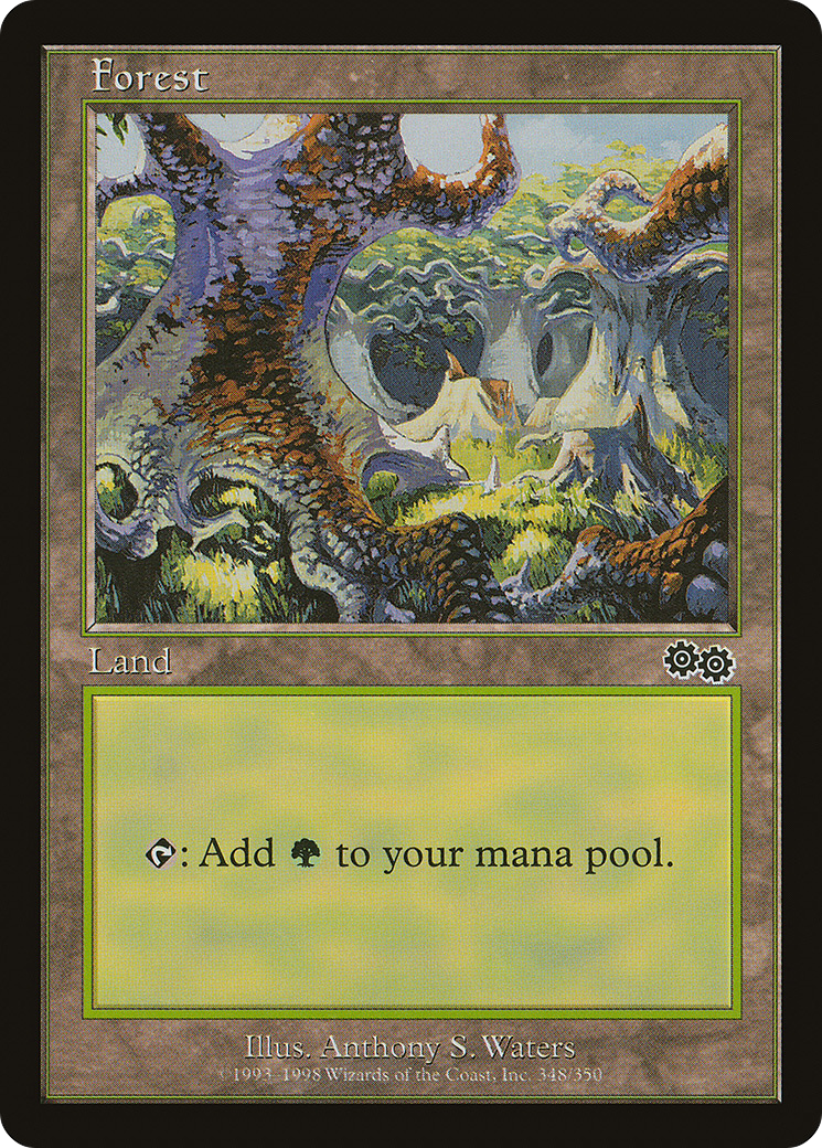 Image of Forest (348) (USG-348) - Urza's Saga