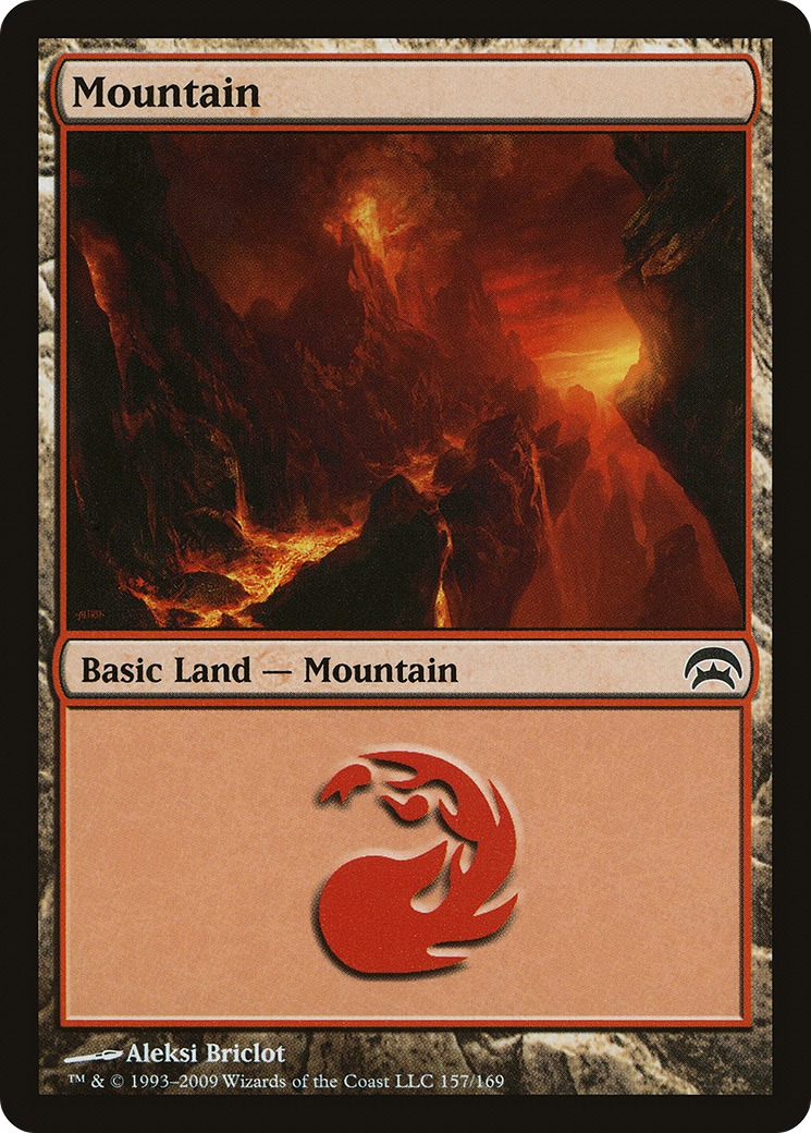 Image of Mountain (157) (HOP-157) - Planechase