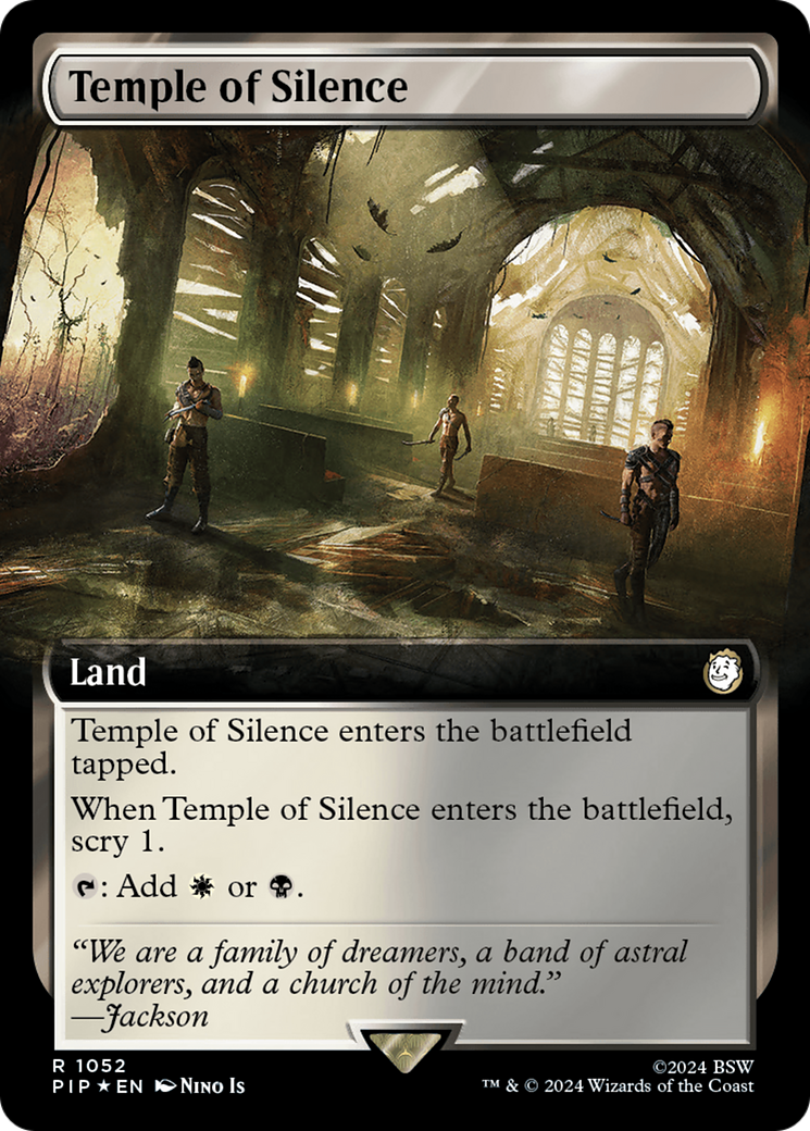 Image of Temple of Silence (Extended Art) (Surge Foil) (PIP-1052) - Fallout: (Extended Art) Foil