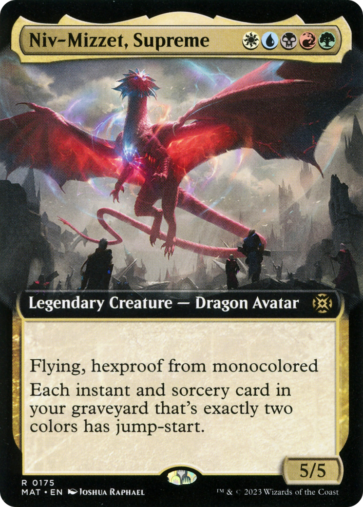 Image of Niv-Mizzet, Supreme (Extended Art) (MAT-175) - March of the Machine: The Aftermath: (Extended Art) Foil