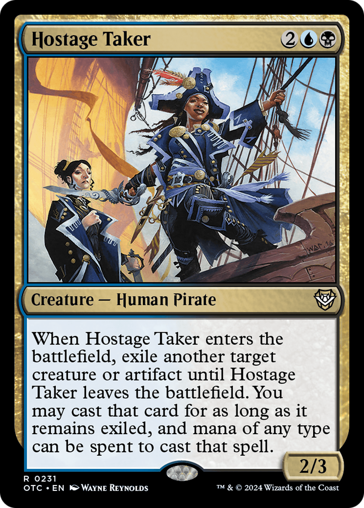 Image of Hostage Taker (OTC-231) - Outlaws of Thunder Junction Commander