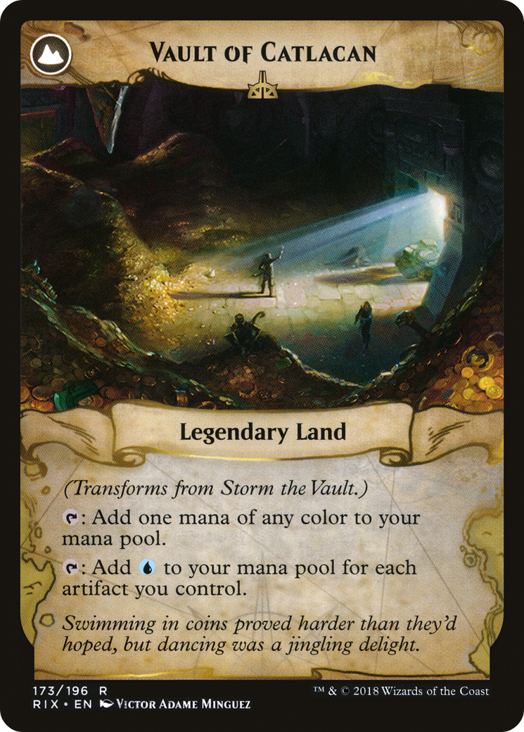 Image of Storm the Vault (RIX-173) - Rivals of Ixalan: (compasslanddfc) Foil