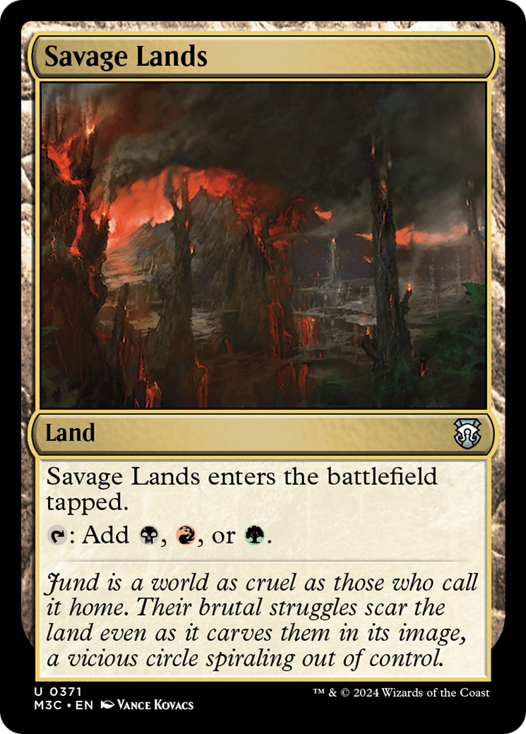 Image of Savage Lands (M3C-371) - Modern Horizons 3 Commander
