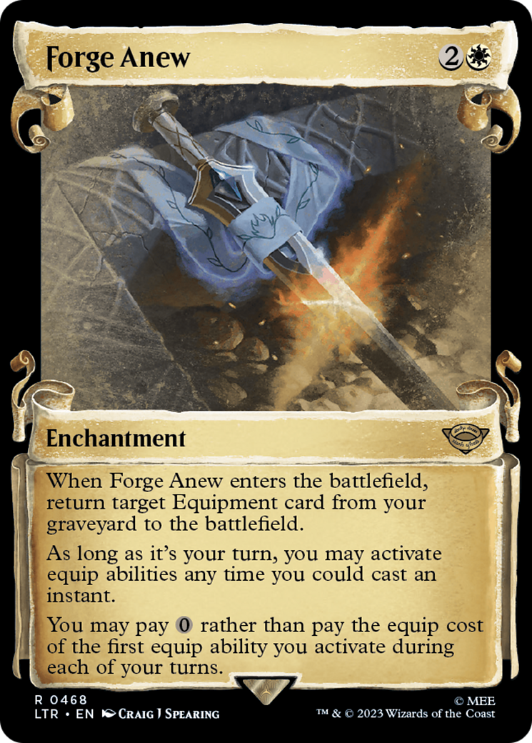 Image of Forge Anew (Showcase Scrolls) (LTR-468) - The Lord of the Rings: Tales of Middle-earth: (Showcase)
