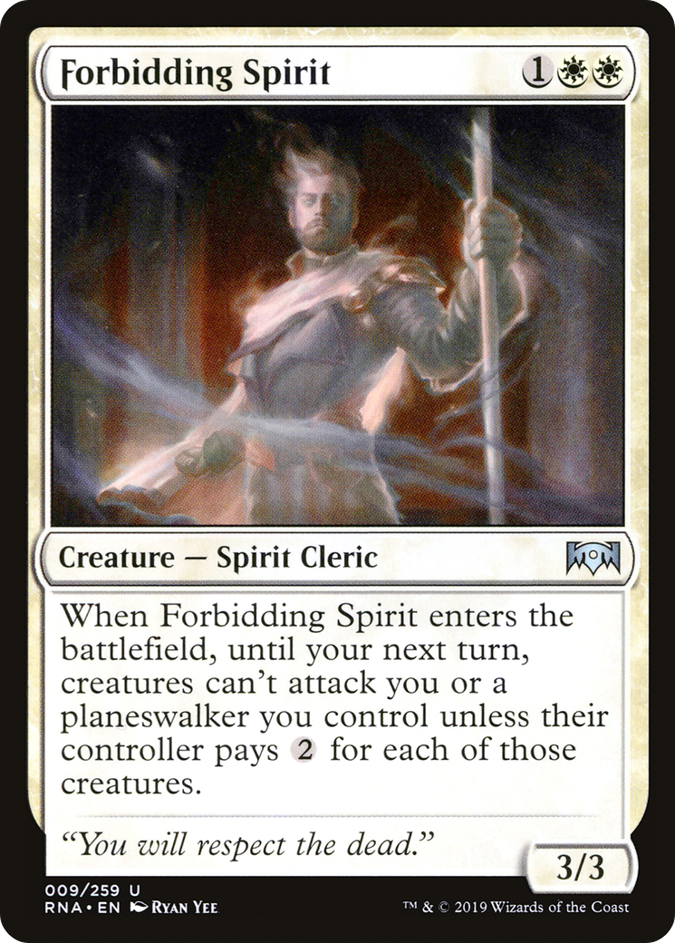 Image of Forbidding Spirit (RNA-009) - Ravnica Allegiance