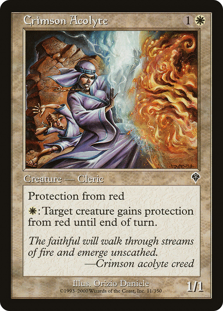 Image of Crimson Acolyte (INV-011) - Invasion