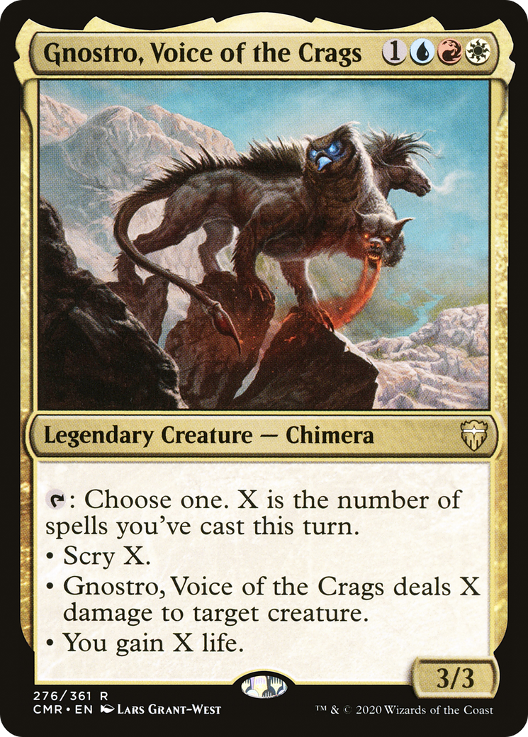 Image of Gnostro, Voice of the Crags (CMR-276) - Commander Legends