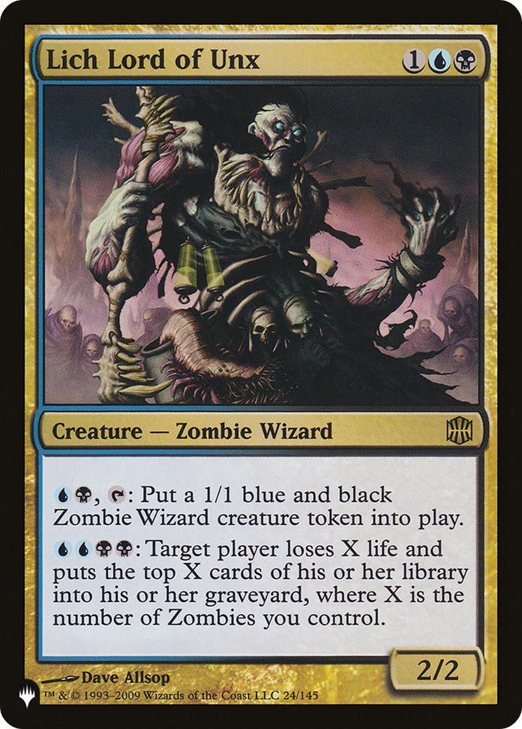 Image of Lich Lord of Unx (LIST-24/145) - The List