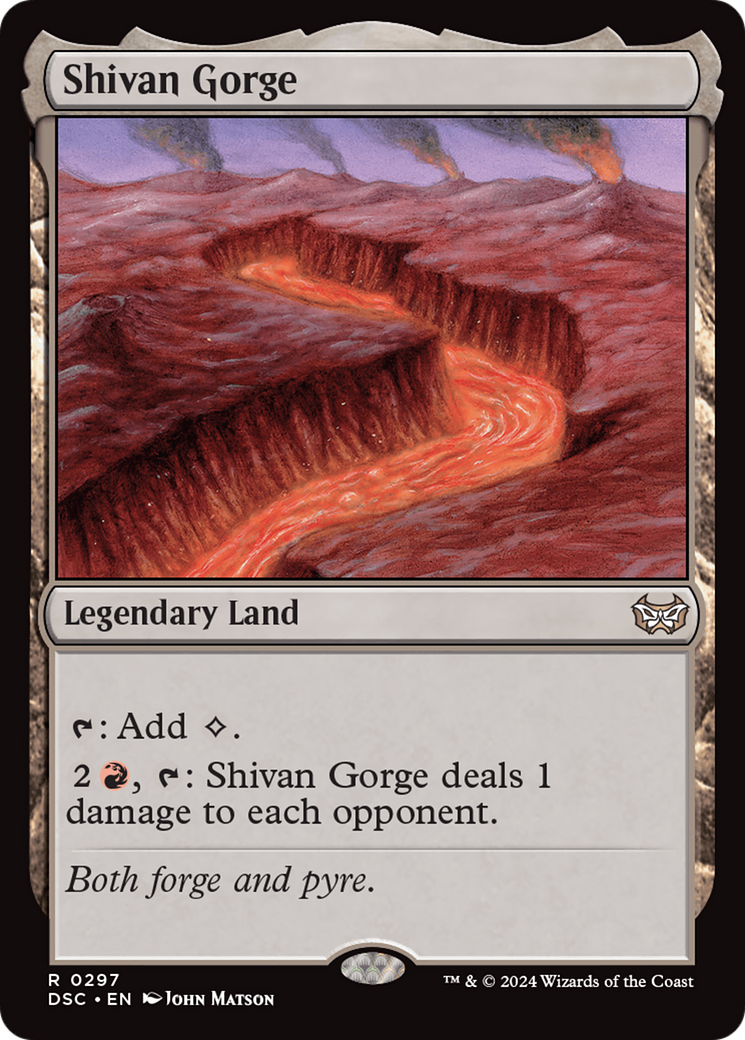 Image of Shivan Gorge (DSC-297) - Duskmourn: House of Horror Commander