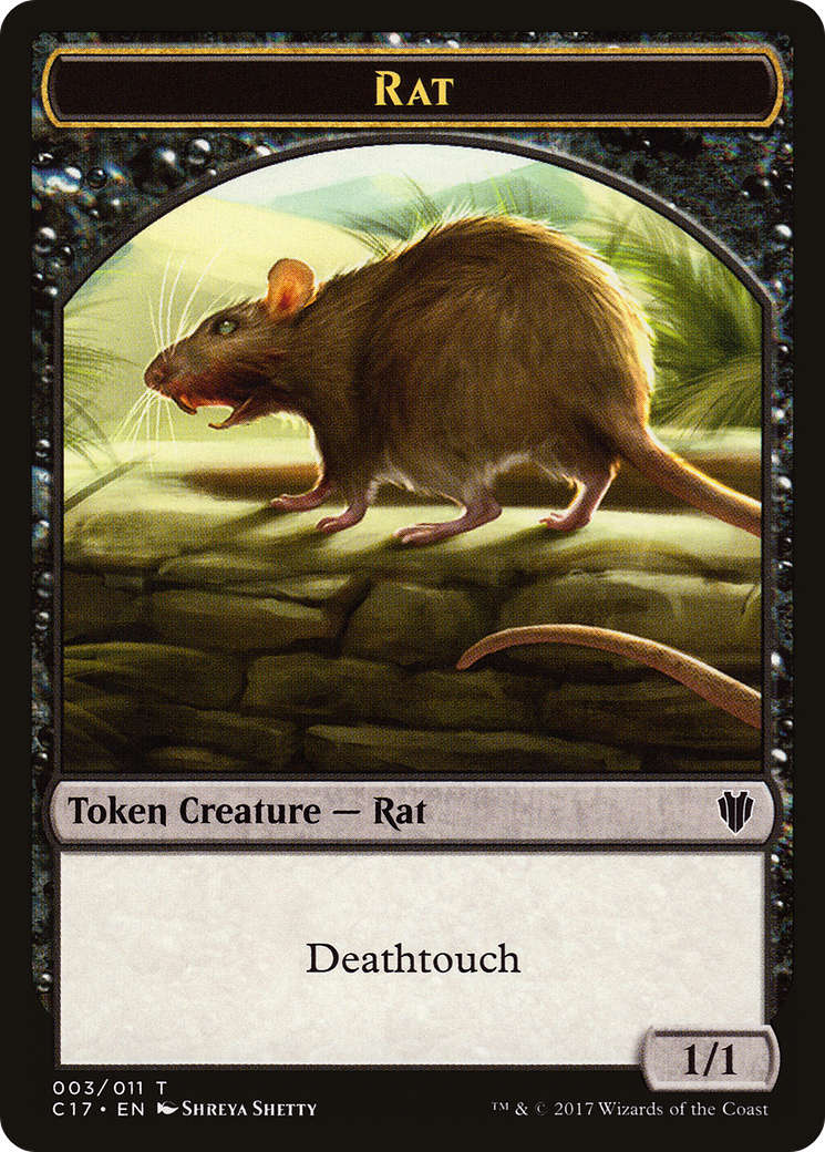 Image of Rat (TC17-003) - Commander 2017 Tokens