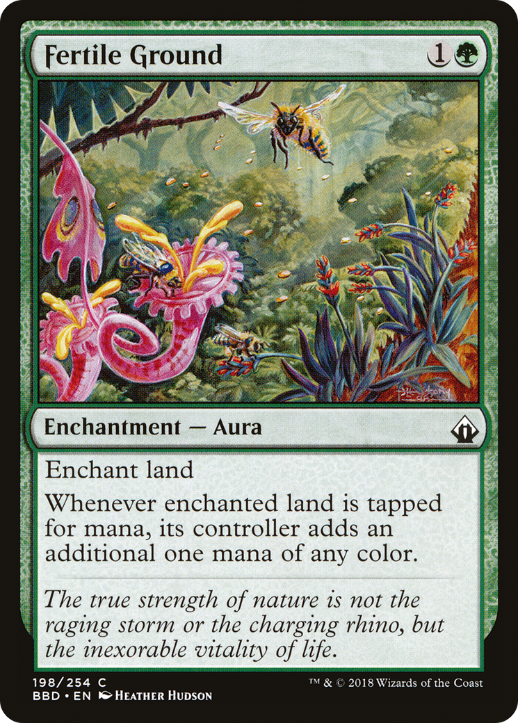 Image of Fertile Ground (BBD-198) - Battlebond Foil