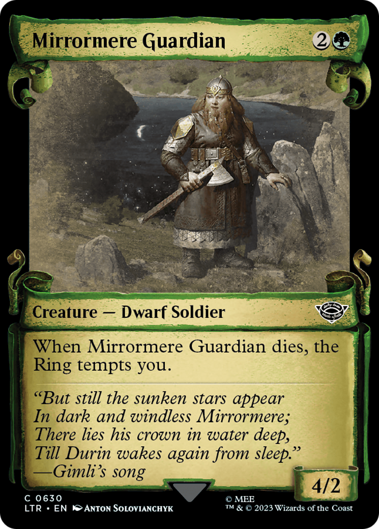 Image of Mirrormere Guardian (Showcase Scrolls) (LTR-630) - The Lord of the Rings: Tales of Middle-earth: (Showcase)