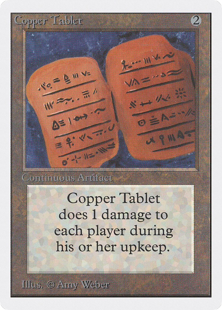 Image of Copper Tablet (2ED-) - Unlimited Edition