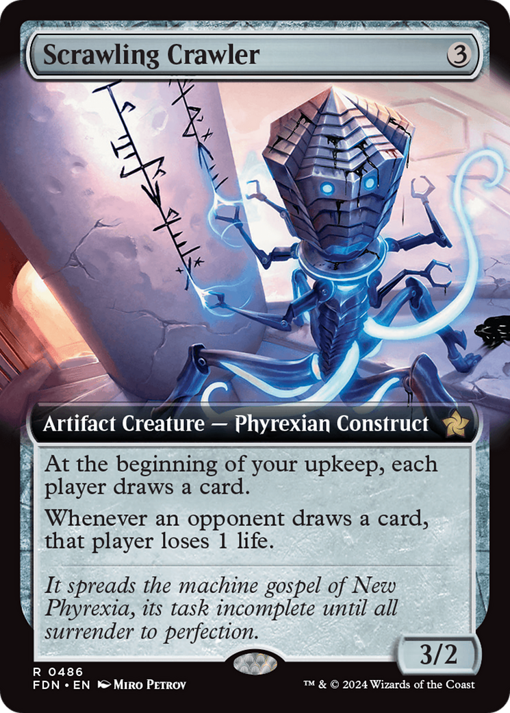 Image of Scrawling Crawler (Extended Art) (FDN-486) - Foundations: (Extended Art) Foil