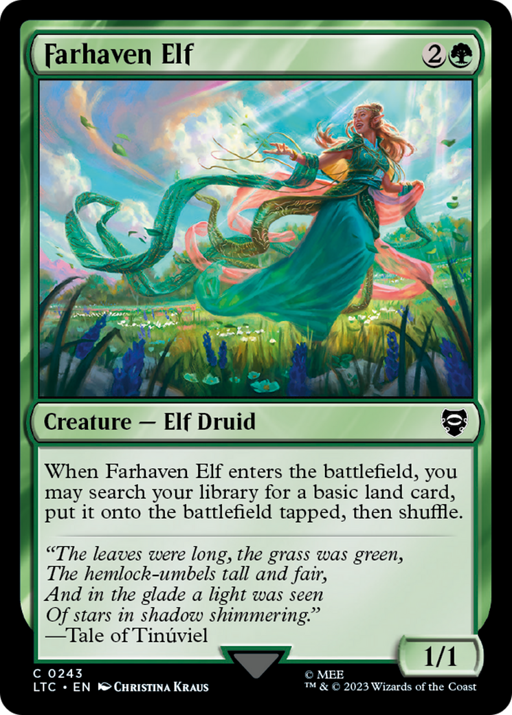 Image of Farhaven Elf (LTC-243) - Tales of Middle-earth Commander
