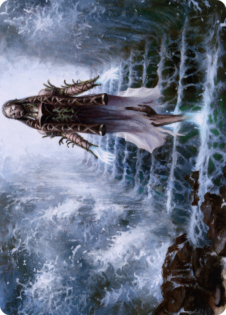 Image of Karfell Harbinger // Karfell Harbinger (ASKHM-017) - Art Series: Kaldheim (Borderless) Foil