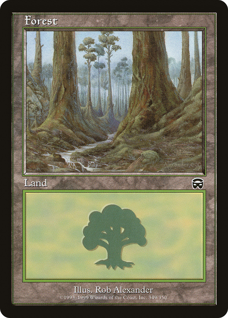 Image of Forest (349) (MMQ-349) - Mercadian Masques
