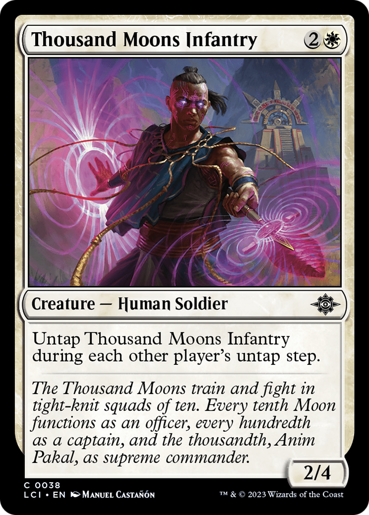 Image of Thousand Moons Infantry (LCI-038) - The Lost Caverns of Ixalan Foil