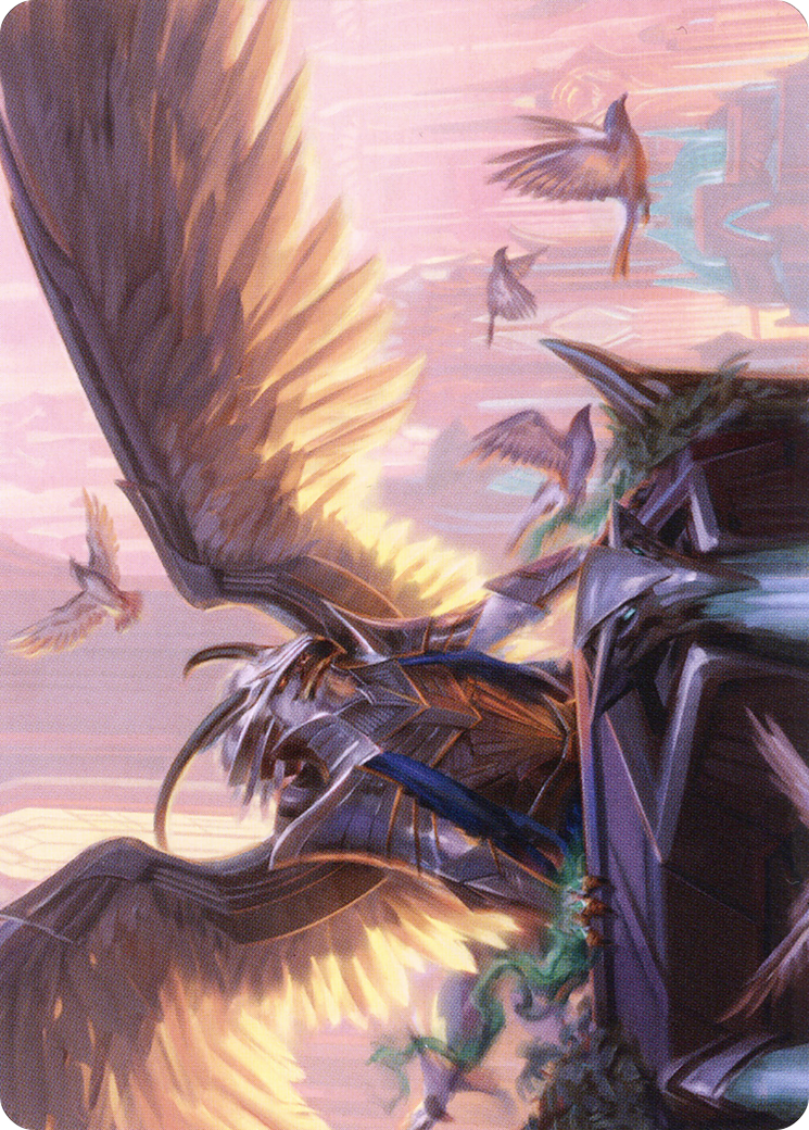 Image of Falco Spara, Pactweaver // Falco Spara, Pactweaver (ASNC-025) - New Capenna Art Series (Borderless) Foil