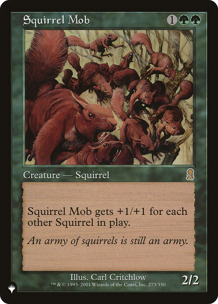 Image of Squirrel Mob (LIST-ODY-273) - The List